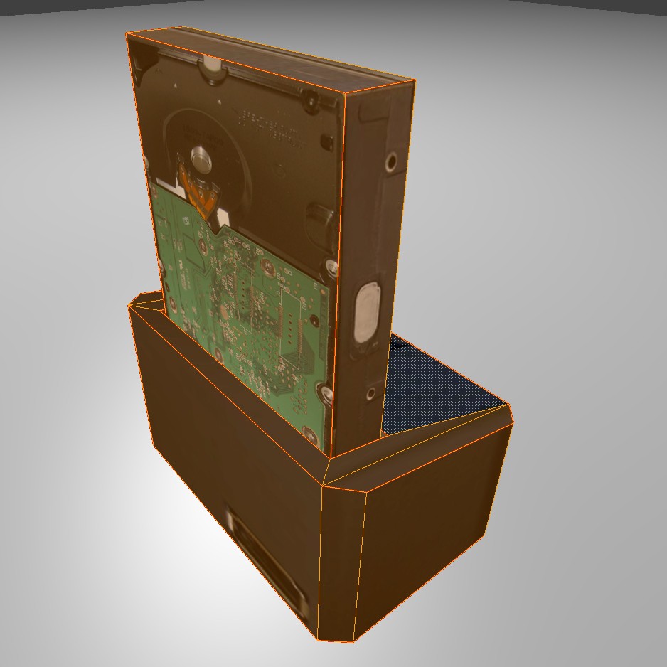Low-Poly External HD preview image 4